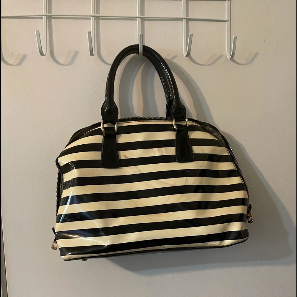 Striped Purse